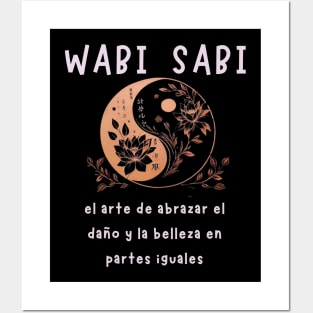 Cita filosófica de Wabi sabi para los amantes de Japón Posters and Art